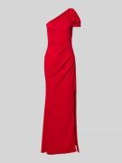 SISTAGLAM Abendkleid mit One-Shoulder-Träger Modell 'MILLIE' in Rot, G...