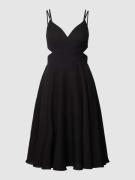 Luxuar Cocktailkleid mit Cut Out in Black, Größe 38