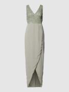 LACE & BEADS Abendkleid mit Paillettenbesatz in Mint, Größe M