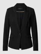 comma Shaped Fit Blazer aus Viskose-Mix in Black, Größe 34