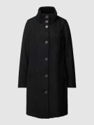 s.Oliver RED LABEL Mantel mit Stehkragen in Black, Größe 40