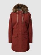 G.I.G.A. DX Parka mit Kunstfell und Zweiwege-Reißverschluss in MESSING...