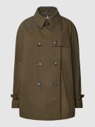 Tommy Hilfiger Kurzer Trenchcoat mit doppelreihiger Knopfleiste in Kha...