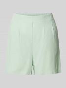 Vero Moda High Waist Shorts in unifarbenem Design in Mint, Größe XS