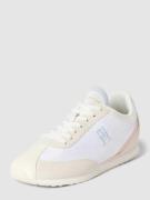 Tommy Hilfiger Sneaker aus Leder mit Label-Stitching in Weiss, Größe 4...