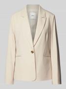 s.Oliver BLACK LABEL Blazer mit Reverskragen in Sand, Größe 34