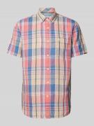 camel active Regular Fit Freizeithemd aus Leinen-Mix in Hellrot, Größe...