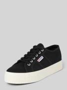 Superga Low Top Sneaker in unifarbenem Design mit Label-Detail in Blac...