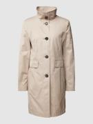 Gil Bret Trenchcoat mit Stehkragen in Beige, Größe 46