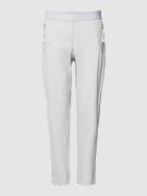 Raffaello Rossi Hose mit verkürztem Schnitt Modell 'Ribbon' in Stein, ...