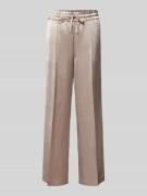 Cambio Regular Fit Stoffhose mit Bügelfalten Modell 'CLARA' in Taupe, ...