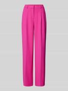 Milano Italy Wide Leg Stoffhose mit Viskose-Anteil in Pink, Größe 38