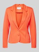 FREE/QUENT Blazer in unifarbenem Design Modell 'NANNI' in Koralle, Grö...