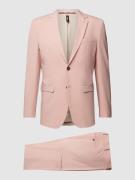 SELECTED HOMME Slim Fit Anzug Modell 'LIAM' in Rose, Größe 46