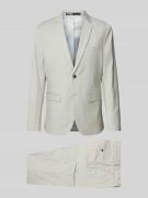 SELECTED HOMME Slim Fit Anzug mit Woll-Anteil Modell 'CEDRIC' in Hellg...
