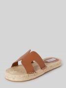 Steve Madden Slides in Flecht-Optik Modell 'CHEER UP' in Hellbraun, Gr...
