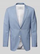 Pierre Cardin 2-Knopf-Sakko aus Schurwoll-Mix mit Pattentaschen in Bla...