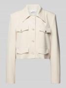 Be Pure Dutch Blazer mit Umlegekragen in Offwhite, Größe L