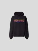 Dsquared2 Loose Fit Hoodie mit Label-Print in Black, Größe L