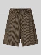 Tom Tailor Denim Loose Fit Shorts mit Strukturmuster in Black, Größe S