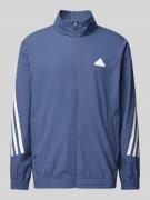 ADIDAS SPORTSWEAR Sweatjacke mit Stehkragen in Rauchblau, Größe M