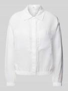 s.Oliver RED LABEL Regular Fit Blazer aus reinem Leinen in Weiss, Größ...