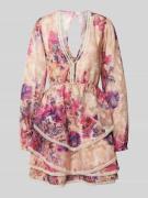 ADLYSH Cocktailkleid im Stufen-Look in Sand, Größe 36