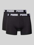 PUMA Trunks mit Label-Detail im 2er-Pack in Black, Größe L