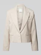 Mango Blazer mit Reverskragen Modell 'FIONA' in Sand, Größe XL