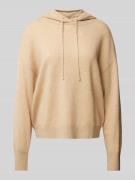 Jake*s Casual Hoodie mit Kapuze in Sand Melange, Größe M