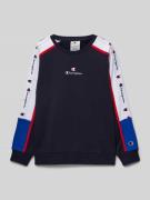 CHAMPION Sweatshirt mit Label-Print in Marine, Größe 176