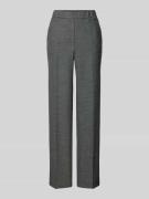 Marc Cain Wide Leg Stoffhose mit Bügelfalten in Black, Größe 38