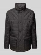 bugatti Steppjacke mit Stehkragen in Black, Größe 54