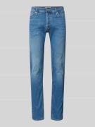 Jack & Jones Stone Washed Low Rise Slim Fit Jeans in Jeansblau, Größe ...