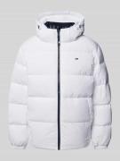 Tommy Jeans Regular Fit Daunenjacke mit Federanteil in Weiss, Größe XL