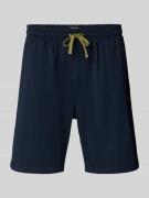 BOSS Regular Fit Sweatshorts mit Tunnelzug Modell 'Mix&Match' in Dunke...