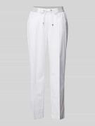 TONI Wide Leg Stoffhose mit verkürztem Schnitt Modell 'Sue' in Weiss, ...