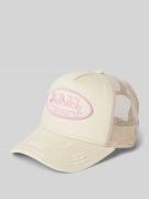 Von Dutch Trucker Cap mit Label-Stitching Modell 'KIRUNA' in Hellrosa,...