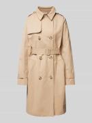 s.Oliver RED LABEL Slim Fit Trenchcoat aus Baumwoll-Mix mit Streifen-F...