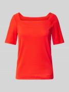 Marc Cain T-Shirt mit Karree-Ausschnitt in Rot, Größe 34
