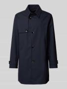 bugatti Trenchcoat mit Kentkragen in Marine, Größe 52