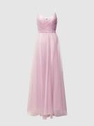 Laona Abendkleid mit Herz-Ausschnitt in Rose, Größe 34