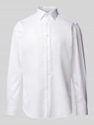 Christian Berg Men Regular Fit Businesshemd aus Feintwill in Weiss, Gr...