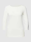 Christian Berg Woman Blusenshirt mit Rundhalsausschnitt in Offwhite, G...