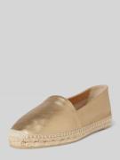 Castañer Espadrilles aus echtem Leder Modell 'KENDA' in Gold, Größe 38