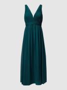 My Mascara Curves PLUS SIZE Abendkleid mit Plisseefalten in Dunkelgrue...