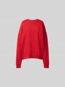 Anine Bing Oversized Sweatshirt aus Baumwolle in Rot, Größe L