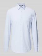 BOSS Slim Fit Business-Hemd mit Kentkragen Modell 'HANK' in Hellblau, ...