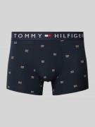 Tommy Hilfiger Trunks mit elastischem Label-Bund in Marine, Größe M