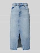 Vero Moda Midi-Jeansrock aus Baumwoll-Mix Modell 'VERI' in Jeansblau, ...